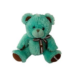 Hersheys Kisses Mint Green Teal Brown Plush Teddy Bear Stuffed Animal Toy 8"